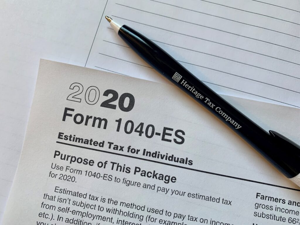 Photo Tax form
