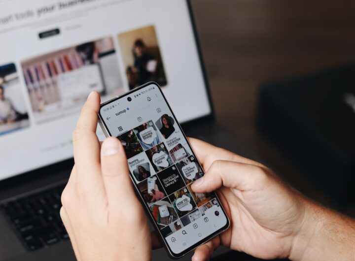 Photo grow business on Instagram